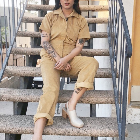 Nooworks Corduroy Coveralls Jumpsuit - Picture 1 of 13